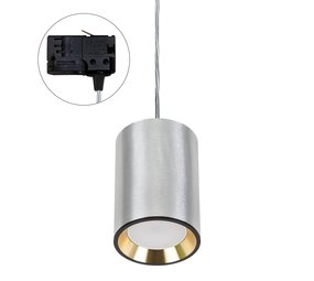 Spectrum Smart OP=OP LED Railspot Zilver / Goud met GU10  fitting - Universeel 3-Fase - excl. LED GU10 Spectrum Smart OP=OP LED Railspot Zilver / Goud met GU10  fitting - Universeel 3-Fase - excl. LED GU10
