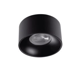 Kanlux LED GU10 Plafondspot zwart rond - 1 x GU10 aansluiting Kanlux LED GU10 Plafondspot zwart rond - 1 x GU10 aansluiting