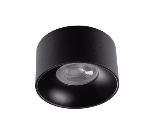 Kanlux LED GU10 Plafondspot zwart rond - 1 x GU10 aansluiting