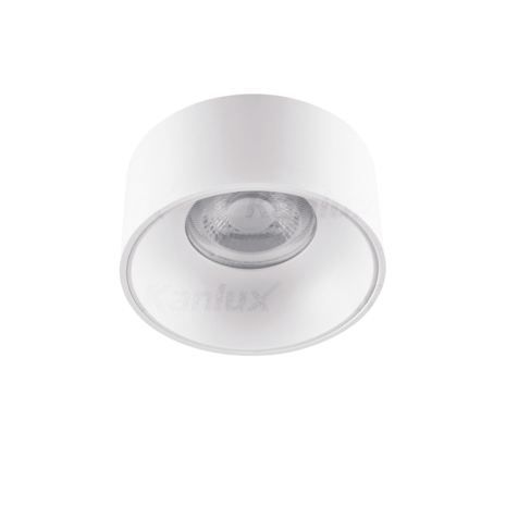 Kanlux LED GU10 plafondspot wit rond - Enkelvoudig voor 1 LED GU10 spot Kanlux LED GU10 plafondspot wit rond - Enkelvoudig voor 1 LED GU10 spot