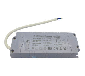 LCB Dimbare LED driver - Triac / fase aansnijding - voor 36W/40W LED paneel - 30-42V 1000mA LCB Dimbare LED driver - Triac / fase aansnijding - voor 36W/40W LED paneel - 30-42V 1000mA