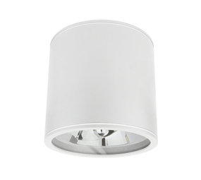 Spectrum LED Plafondspot CHLOE - GU10 AR111 - IP65 - excl. LED spot - Wit rond