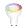 Spectrum WiFi LED plafondspot - Tube rond - Zwart Aluminium - met GU10 fitting - kantelbaar - Bediening via de app Spectrum WiFi LED plafondspot - Tube rond - Zwart Aluminium - met GU10 fitting - kantelbaar - Bediening via de app