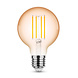 Modee Lighting LED Filament lamp E27 - G80 - 4W vervangt 33W - 1800K zeer warm wit licht - Globe Modee Lighting LED Filament lamp E27 - G80 - 4W vervangt 33W - 1800K zeer warm wit licht - Globe