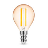 Modee OP=OP LED Filament lamp - E14 G45 4W - 1800K zeer warm wit licht