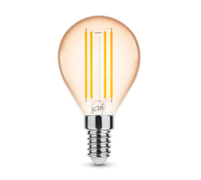 Modee LED Filament lamp E14 - G45 - 4W vervangt 33W - 1800K zeer warm wit licht Modee LED Filament lamp E14 - G45 - 4W vervangt 33W - 1800K zeer warm wit licht