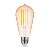 Modee OP=OP LED Filament lamp E27 - ST64 - 4W vervangt 33W - 1800K zeer warm wit licht - Tall