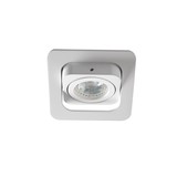 Kanlux LED GU10 inbouwspot wit vierkant - Enkelvoudig voor 1 LED GU10 spot Kanlux LED GU10 inbouwspot wit vierkant - Enkelvoudig voor 1 LED GU10 spot