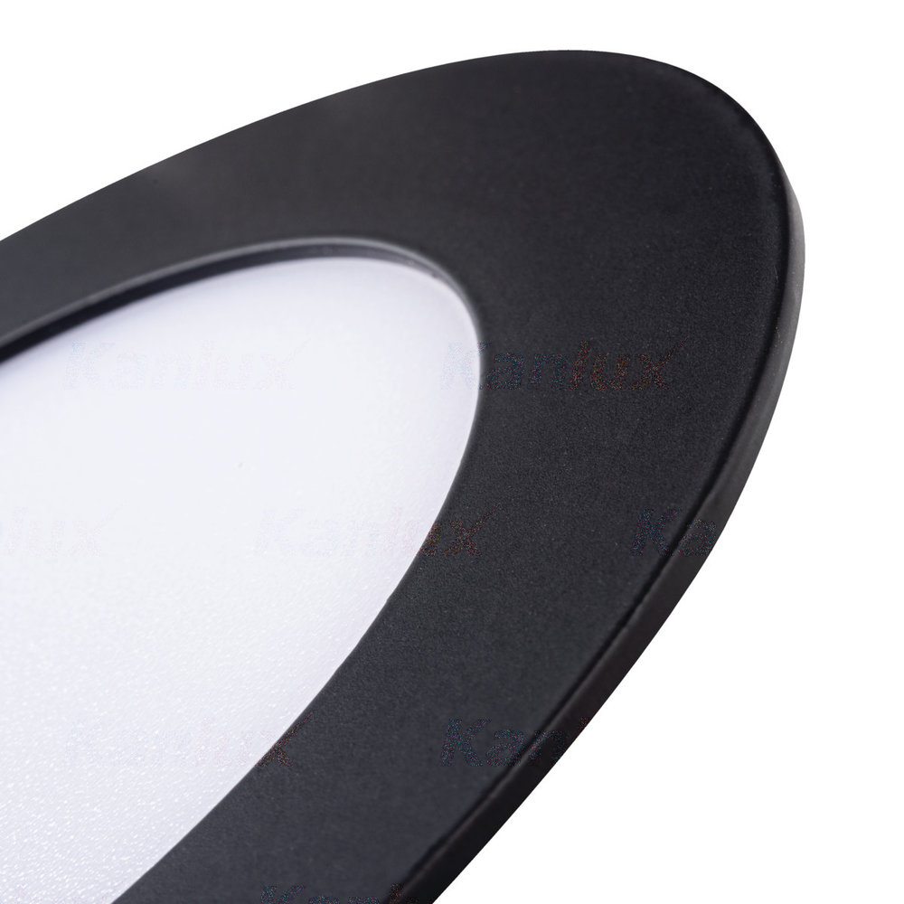 Aigostar OP=OP LED inbouwspot badkamer -  4.8W 400lm - 3000K –Zaagmaat 70mm - Buitenmaat 89mm - Zwart - Rond Aigostar OP=OP LED inbouwspot badkamer -  4.8W 400lm - 3000K –Zaagmaat 70mm - Buitenmaat 89mm - Zwart - Rond