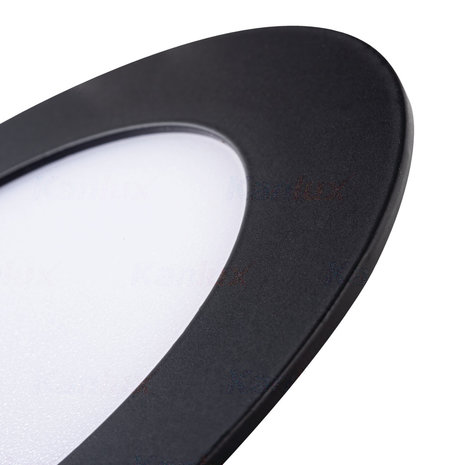 Aigostar OP=OP LED inbouwspot badkamer -  4.8W 400lm - 3000K –Zaagmaat 70mm - Buitenmaat 89mm - Zwart - Rond Aigostar OP=OP LED inbouwspot badkamer -  4.8W 400lm - 3000K –Zaagmaat 70mm - Buitenmaat 89mm - Zwart - Rond