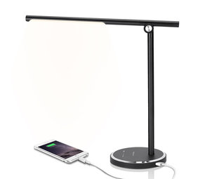 Aigostar LED Bureaulamp 8W dimbaar 3000k tot 6000K - zwart - opvouwbaar Aigostar LED Bureaulamp 8W dimbaar 3000k tot 6000K - zwart - opvouwbaar