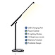 LED Bureaulamp 8W dimbaar 3000k tot 6000K - zwart - opvouwbaar LED Bureaulamp 8W dimbaar 3000k tot 6000K - zwart - opvouwbaar
