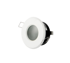 LED Line OP=OP LED inbouwspot wit rond - Badkamer IP44 - zaagmaat 73mm - buitenmaat 83mm