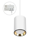 Spectrum Smart OP=OP LED Railspot Wit / Goud met GU10  fitting - Universeel 3-Fase - excl. LED GU10