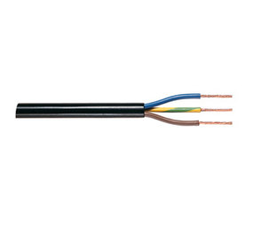 Aigostar Aansluitsnoer 3x 1.5mm2 met zwarte mantel rond - H05VV-F 3G1.5 - per meter Aigostar Aansluitsnoer 3x 1.5mm2 met zwarte mantel rond - H05VV-F 3G1.5 - per meter