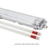 Spectrum LED TL buis armatuur - 150cm - Waterdicht IP65 - voor dubbele LED TL buis Spectrum LED TL buis armatuur - 150cm - Waterdicht IP65 - voor dubbele LED TL buis