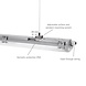 Spectrum LED TL buis armatuur - 150cm - Waterdicht IP65 - voor dubbele LED TL buis Spectrum LED TL buis armatuur - 150cm - Waterdicht IP65 - voor dubbele LED TL buis
