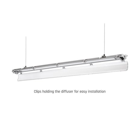 Spectrum LED Waterdichte Montagebalk IP65 Vochtbestendig Behuizing | Geschikt Voor 2x150cm LED Buis Spectrum LED Waterdichte Montagebalk IP65 Vochtbestendig Behuizing | Geschikt Voor 2x150cm LED Buis