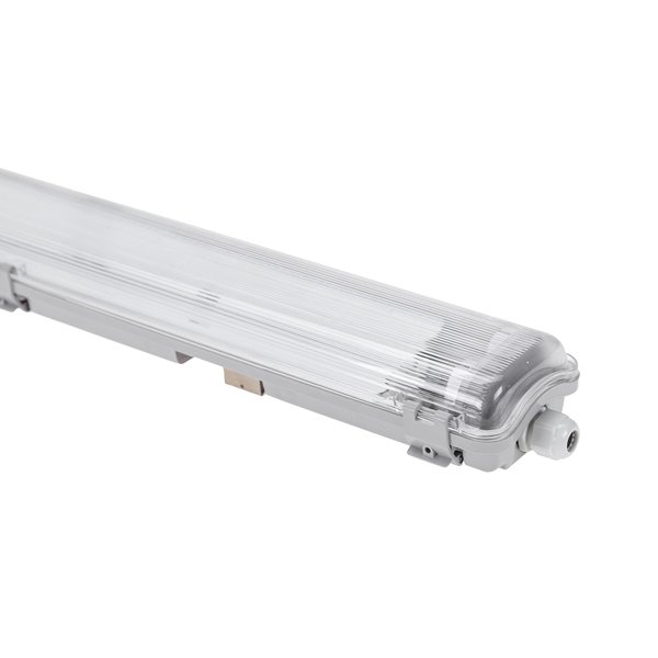 LED TL buis armatuur 60cm - Waterdicht IP65 voor 2 LED TL buizen ledlichtdiscounter.nl