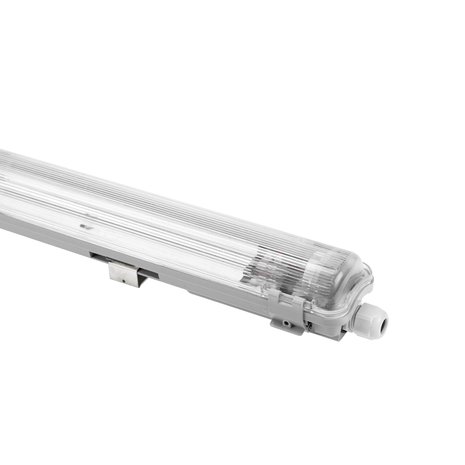 Arbitrage dynamisch klep LED TL buis armatuur - 120cm - Waterdicht IP65 voor enkel LED TL buis -  Ledlichtdiscounter.nl