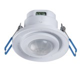 Kanlux Bewegingssensor inbouw 360° -  IP20 - PIR infrarood bewegingsmelder - 230V max. 800W  - Kantelbaar - Wit