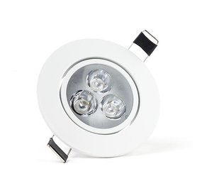 LCB LED inbouwspot Dimbaar - 3W vervangt 25W - 4000K helder wit licht - Kantelbaar LCB LED inbouwspot Dimbaar - 3W vervangt 25W - 4000K helder wit licht - Kantelbaar