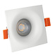 Spectrum LED GU10 inbouwspot wit vierkant - Enkelvoudig voor 1 LED GU10 spot Spectrum LED GU10 inbouwspot wit vierkant - Enkelvoudig voor 1 LED GU10 spot