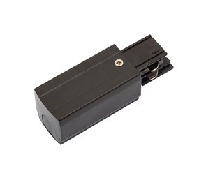 Spectrum 3-Fase Spanningsrail toebehoren | Begin Voeding Links met trekontlasting - Zwart Spectrum 3-Fase Spanningsrail toebehoren | Begin Voeding Links met trekontlasting - Zwart