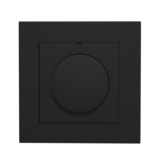 LCB LED Dimmer afdekraam / afdekplaat Modern Zwart - 84x84mm LCB LED Dimmer afdekraam / afdekplaat Modern Zwart - 84x84mm