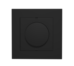 LCB LED Dimmer afdekraam / afdekplaat Modern Zwart - 84x84mm LCB LED Dimmer afdekraam / afdekplaat Modern Zwart - 84x84mm