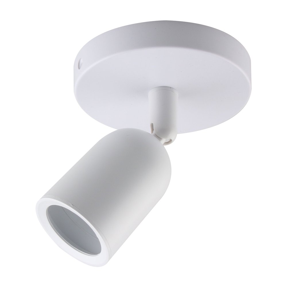 Spectrum LED Opbouwspot - GU10 Fitting - Wit - IP20 - 360° Draaibaar - Wit | Exclusief Lichtbron Spectrum LED Opbouwspot - GU10 Fitting - Wit - IP20 - 360° Draaibaar - Wit | Exclusief Lichtbron