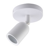 Spectrum LED Opbouwspot - GU10 Fitting - Wit - IP20 - 360° Draaibaar - Wit | Exclusief Lichtbron