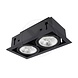LED Inbouwspot - 2*GU10 AR111 - excl. LED spot - Zwart LED Inbouwspot - 2*GU10 AR111 - excl. LED spot - Zwart