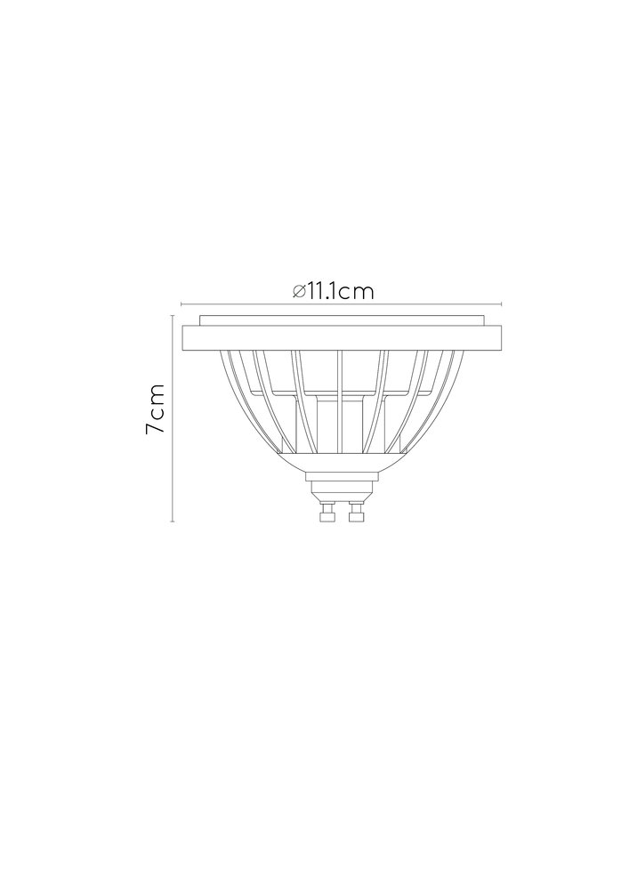 Lucide Lucide ES111 - Led lamp - Ø 11 cm - LED Dim to warm - GU10 - 1x12W 2200K/3000K - Zwart Lucide Lucide ES111 - Led lamp - Ø 11 cm - LED Dim to warm - GU10 - 1x12W 2200K/3000K - Zwart