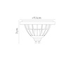 Lucide LED AR111 GU10 230V - 12W vervangt 80W - 2200K-3000K Dim to warm Lucide LED AR111 GU10 230V - 12W vervangt 80W - 2200K-3000K Dim to warm