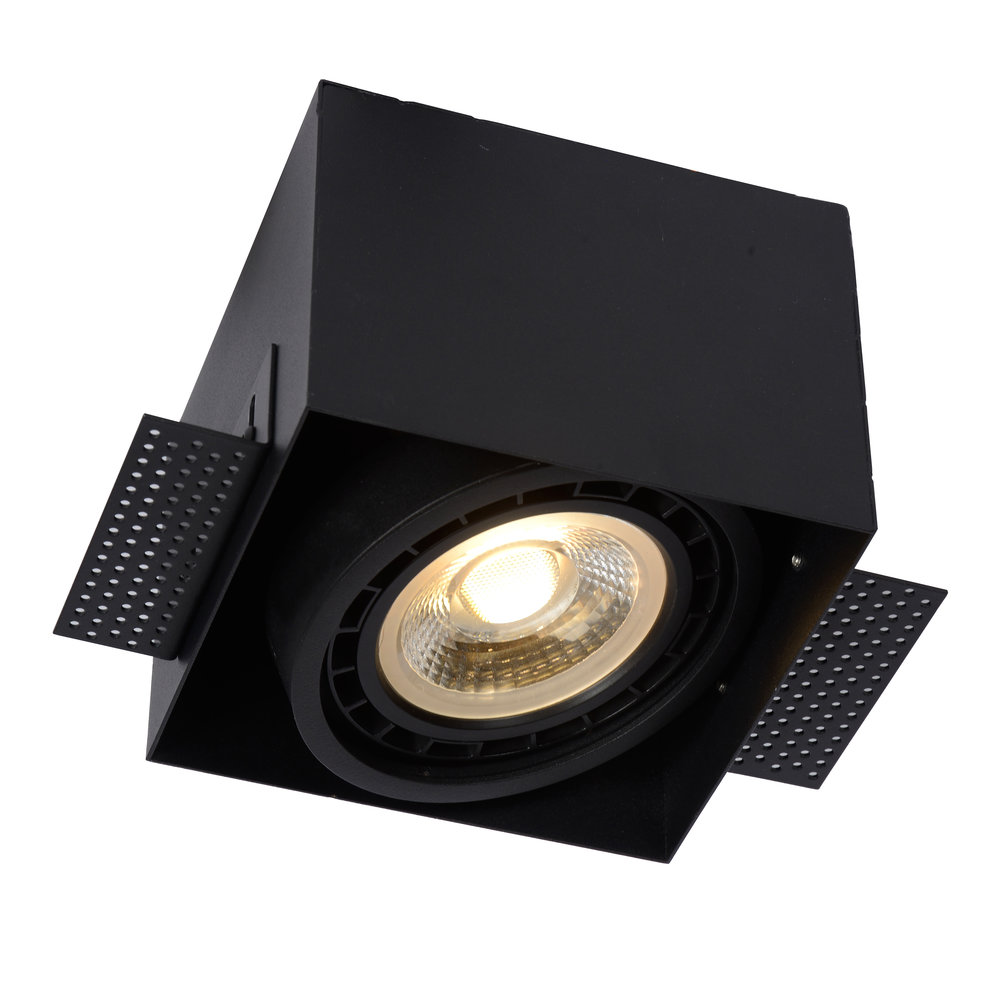 Lucide TRIMLESS Inbouwspot Zwart | Naadloos & Kantelbaar | GU10