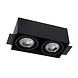 Lucide Lucide TRIMLESS - Inbouwspot - 2xGU10 - Zwart Lucide Lucide TRIMLESS - Inbouwspot - 2xGU10 - Zwart