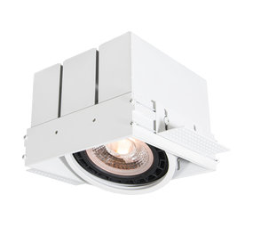 Lucide OP=OP TRIMLESS - Inbouwspot - 1xGU10 - Wit