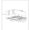 Lucide LED inbouwspot zwart TRIMLESS - 2x GU10 fitting - zwart - 230V max. 2x 50W Lucide LED inbouwspot zwart TRIMLESS - 2x GU10 fitting - zwart - 230V max. 2x 50W