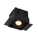 Lucide OP=OP TRIMLESS Inbouwspot-Zwart-1xGU10-50W-Alumin.