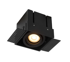 Lucide LED inbouwspot zwart TRIMLESS - 1x GU10 fitting - 230V max. 50W Lucide LED inbouwspot zwart TRIMLESS - 1x GU10 fitting - 230V max. 50W