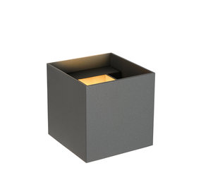Lucide XIO - Wandlamp - LED Dimb. - G9 - 1x4W 2700K - Grijs