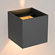 Lucide XIO Wandlamp-Grijs-LED Dimb.-1xG9-4W-2700K-Alumin. Lucide XIO Wandlamp-Grijs-LED Dimb.-1xG9-4W-2700K-Alumin.