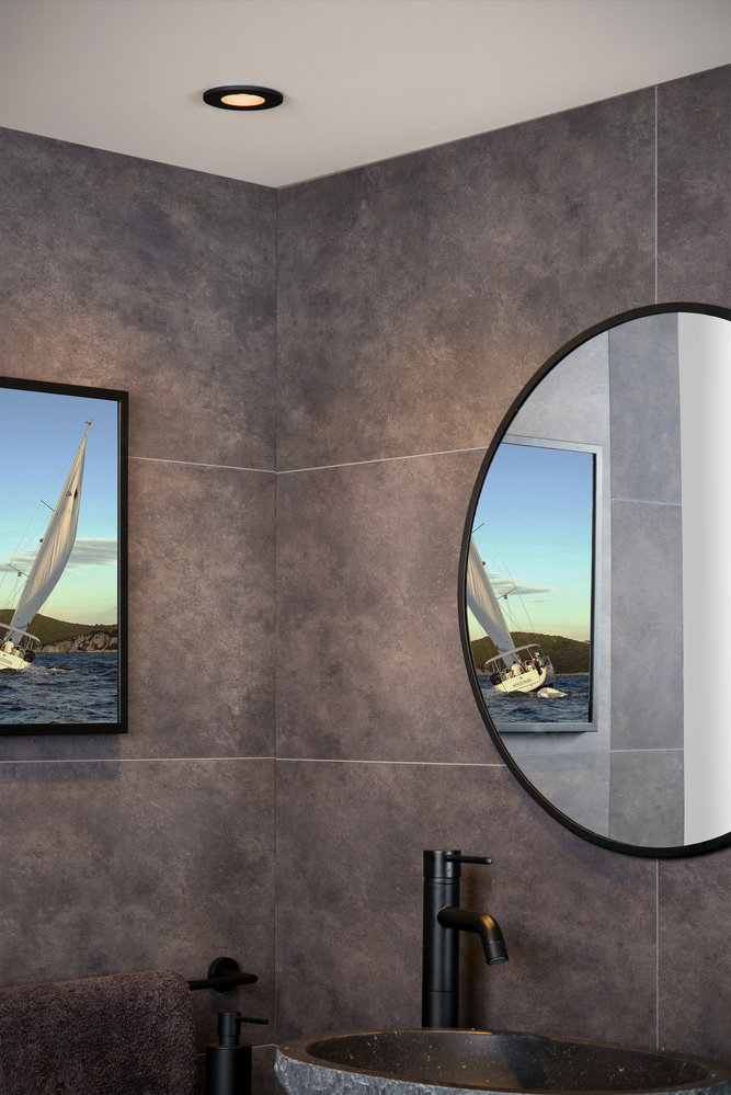 LED Inbouwspot 85mm - IP44  Wit - 5W 420Lm - DTW  822 - 827 Dim To warm  |   Zaagmaat 75mm  - Geschikt voor badkamer - Triac dimbaar LED Inbouwspot 85mm - IP44  Wit - 5W 420Lm - DTW  822 - 827 Dim To warm  |   Zaagmaat 75mm  - Geschikt voor badkamer - Triac dimbaar