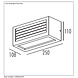 Lucide LED Wandlamp buiten DIMO - E27 fitting - IP54 - Roest bruin Lucide LED Wandlamp buiten DIMO - E27 fitting - IP54 - Roest bruin