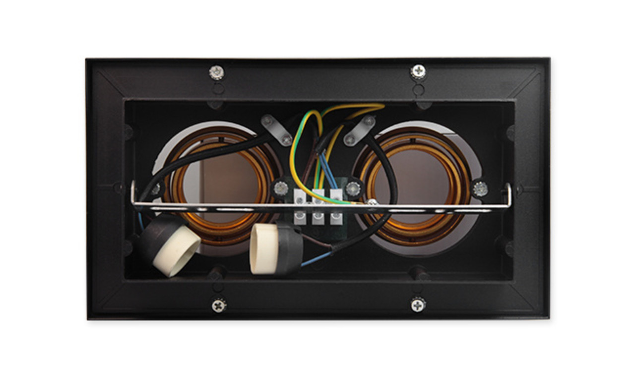 LCB LED Plafondspot zwart goud - 2x GU10 fitting LCB LED Plafondspot zwart goud - 2x GU10 fitting