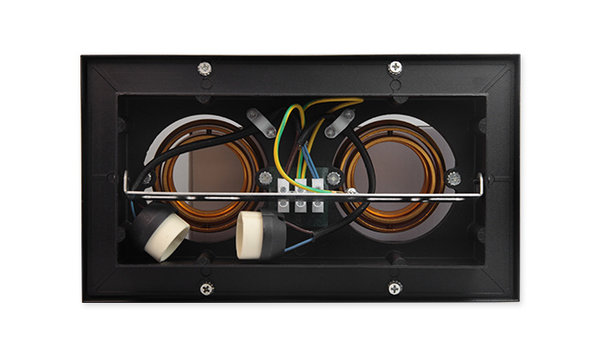 LCB LED Plafondspot zwart goud - 2x GU10 fitting LCB LED Plafondspot zwart goud - 2x GU10 fitting