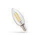 LED Filament lamp E14 - C35 - 1W vervangt 10W - 2700K warm wit licht LED Filament lamp E14 - C35 - 1W vervangt 10W - 2700K warm wit licht