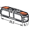 WAGO Transparante doorvoerklem 2 -Voudig - 0.2 - 4mm - Doos van 60 stuks WAGO Transparante doorvoerklem 2 -Voudig - 0.2 - 4mm - Doos van 60 stuks
