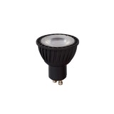 Lucide GU10 - Led lamp - Ø 5 cm - LED Dim to warm - GU10 - 1x5W 2200K/3000K - Zwart